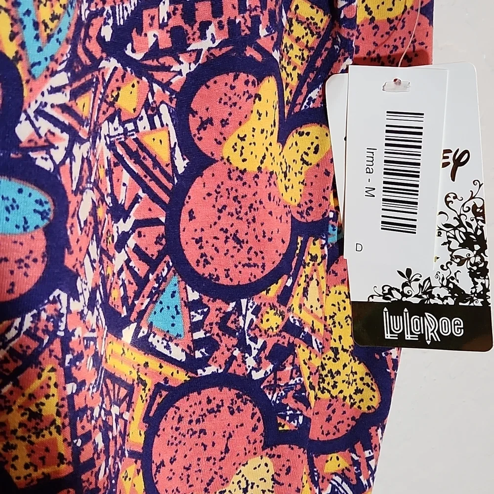 LULAROE Disney Medium Irma Minnie Oversized Tunic